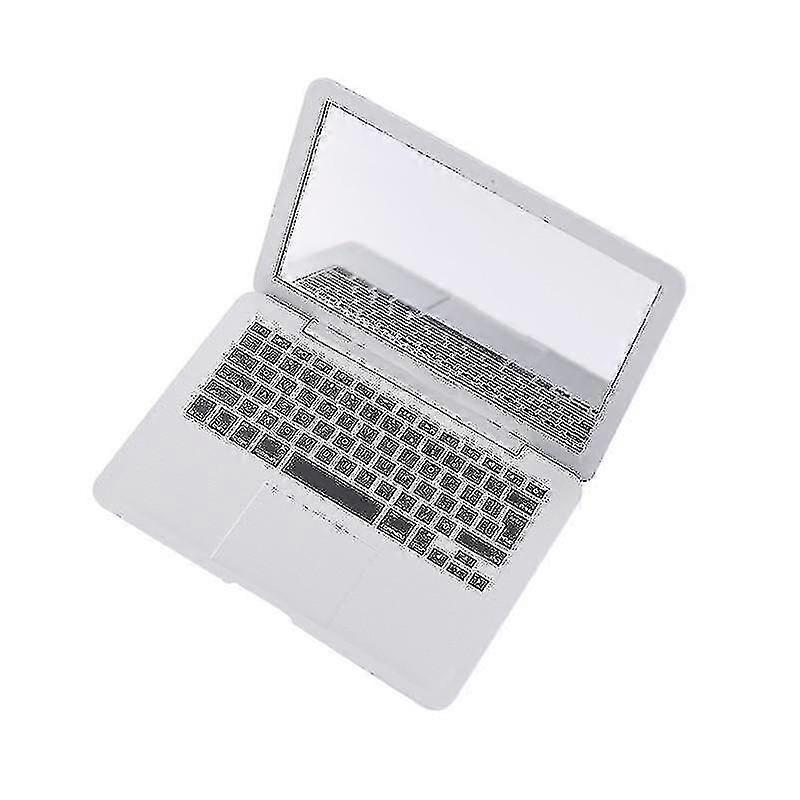 Mini Cute Portable Kvinner Kosmetisk Mirror Laptop Notebook