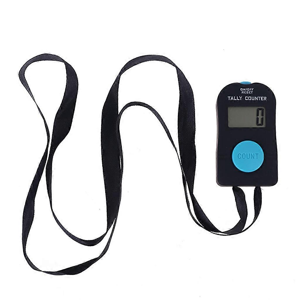Digital Electronic Counter with Lanyard for Meditation Decompression Relaxation