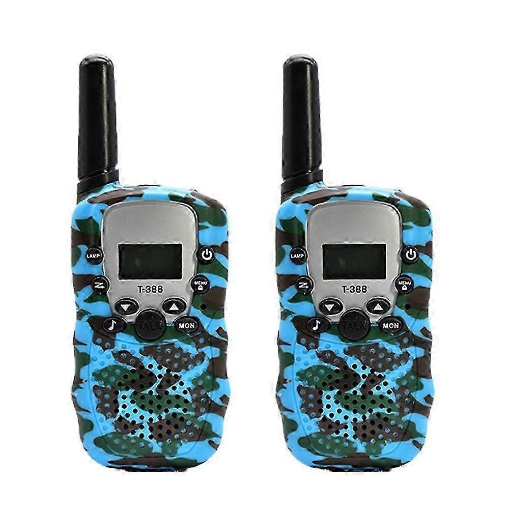 2ks Děti Kamufláž Vysílačka Vysílačka Mobilní Ruční Transceiver Zvýraznit Telefon Rádio Interphone 3KM Mini Hračky Dárky Chlapec Dívka BRP