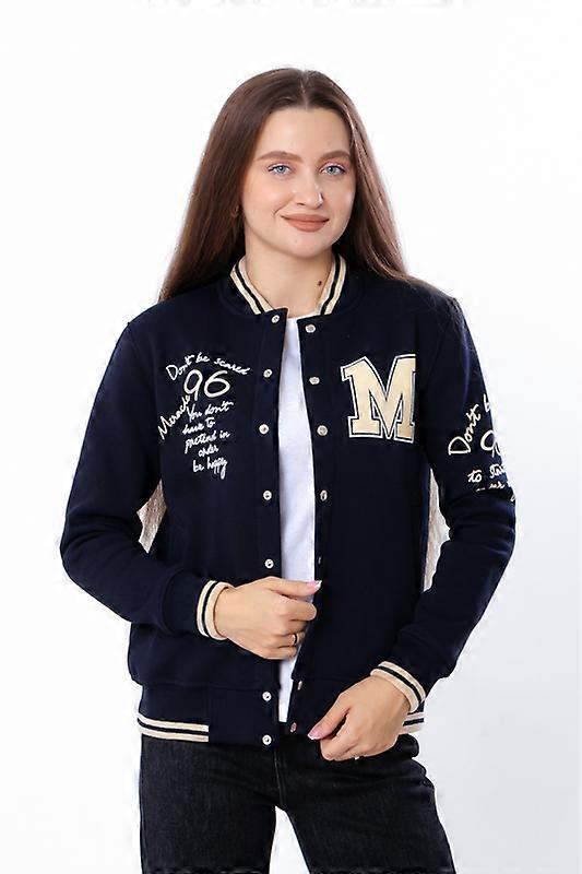 Stylish Women’s Bomber – No Hood, Functional Pockets, Winter,  HC 8414-025-33