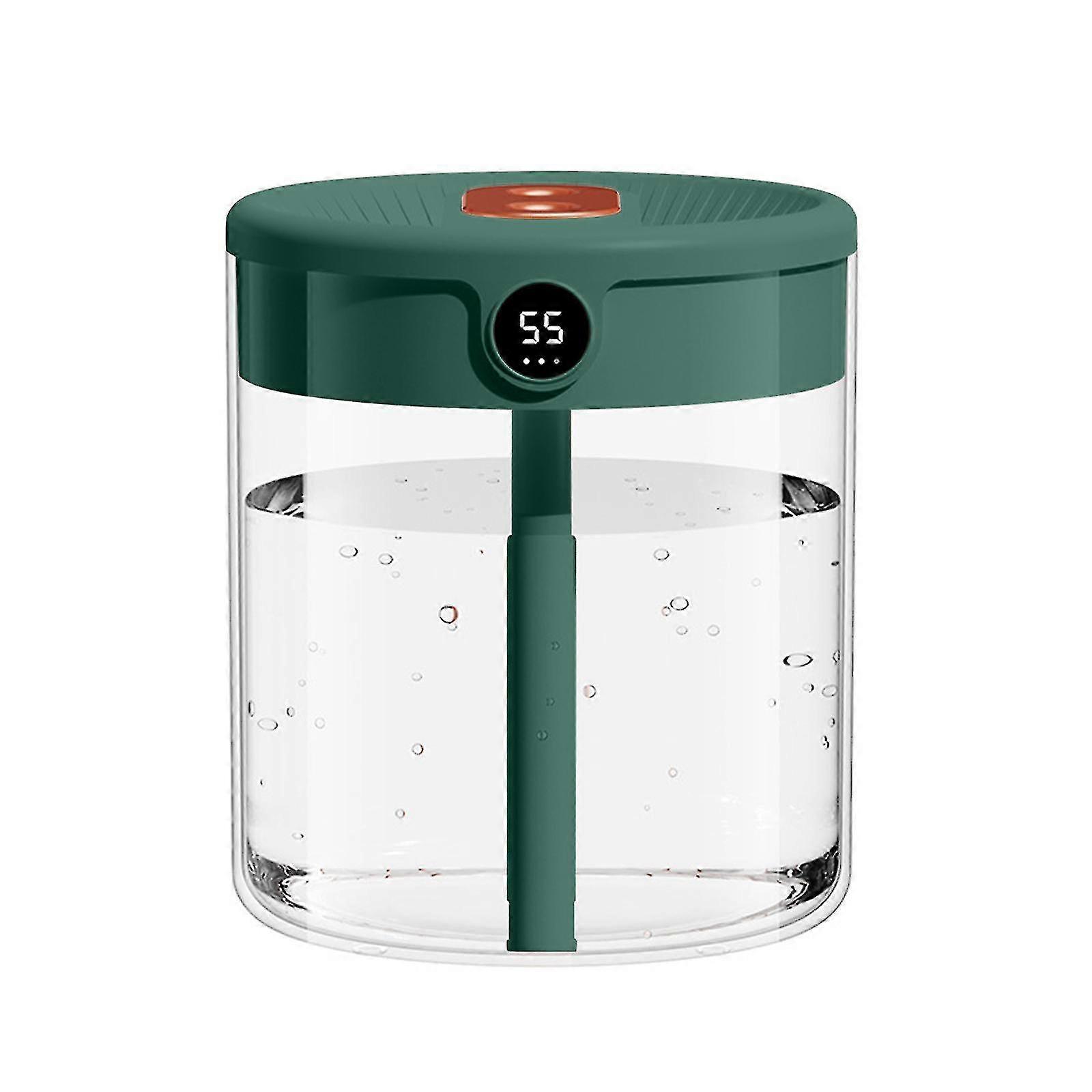 Usb Humidifier With Light And Humidity Display ,quiet Cool Mist Humidifier For Bedroom And Office Plants, Easy To Clean