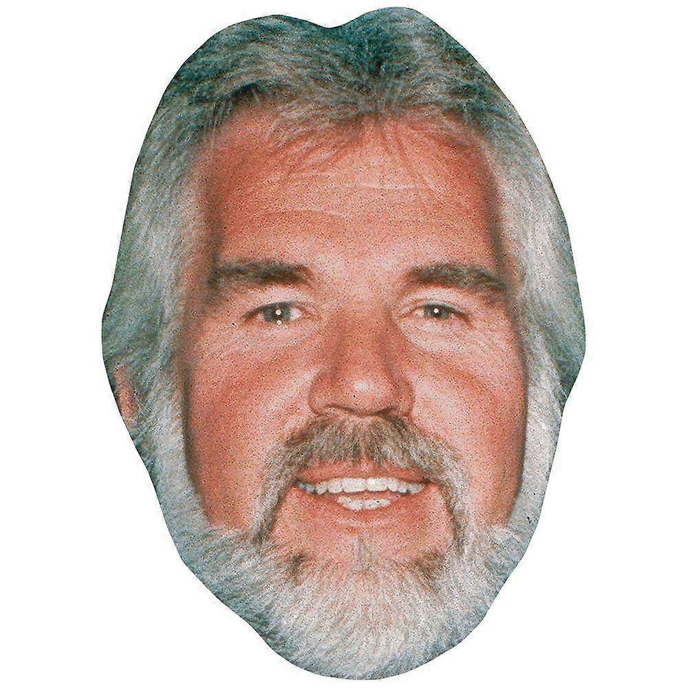 Kenneth Rogers (1980s) Celebrity Mask, Flat Card Face