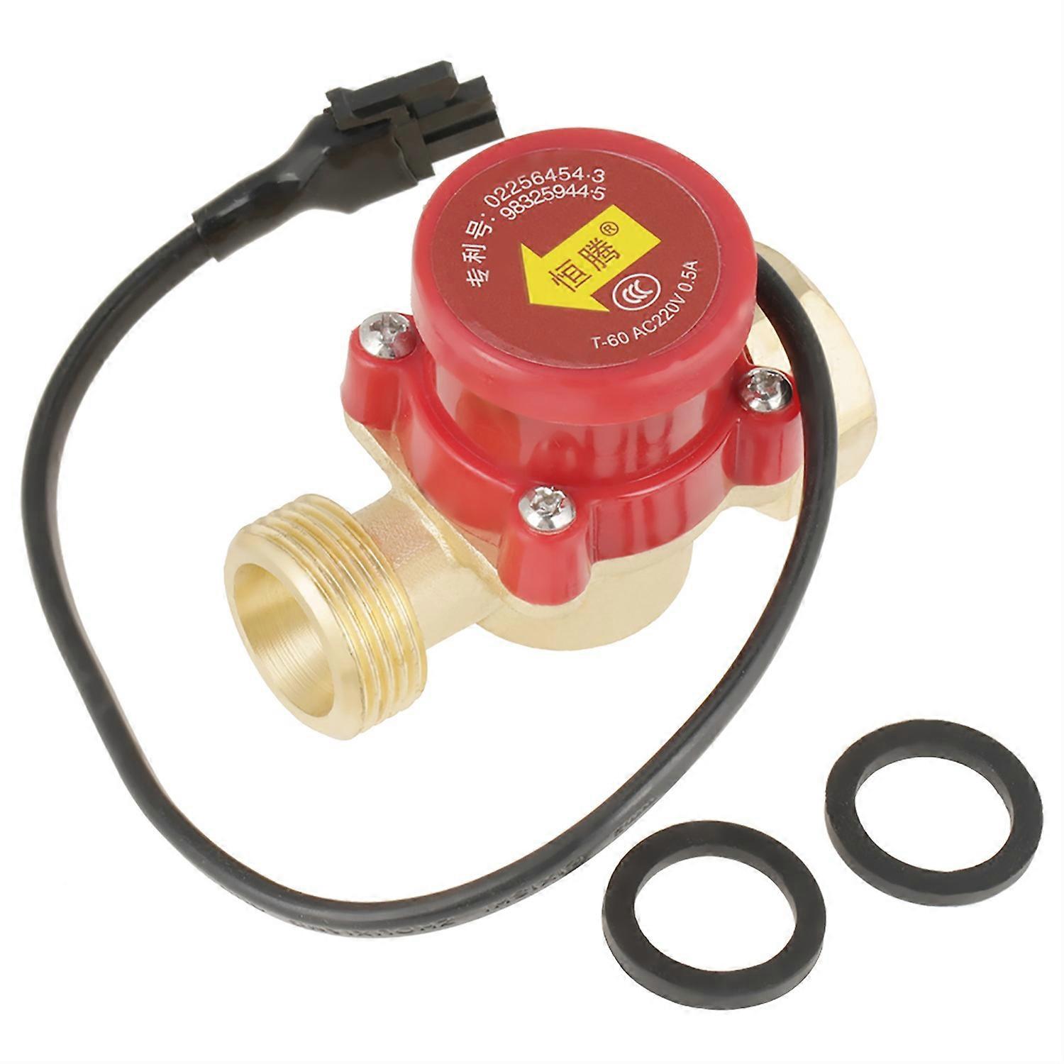 1 PCS HT-60 220V 0.5A G3/4"-3/4" Thread Water Pump Flow Sensor Switch