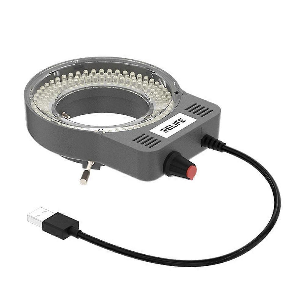 RELIFE RL-033M USB Microscope Light Source 144 LED Beads 10000 - 12000K Microscope Soldering Tool - 