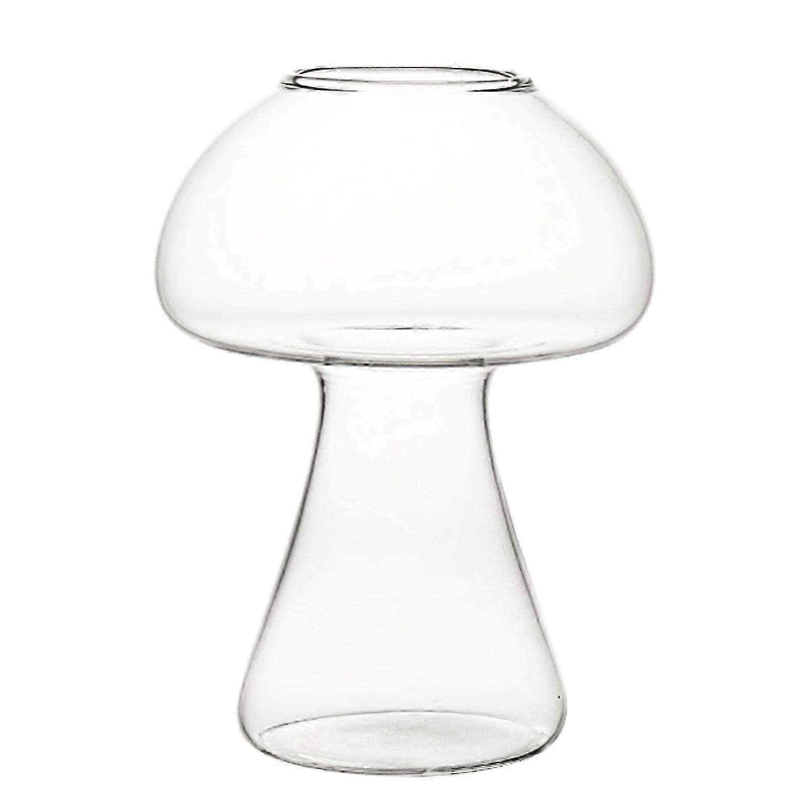 Cocktail Glass Mushroom Cups Transparent Glass Light and Portable for Home Party Club Pub Drinks