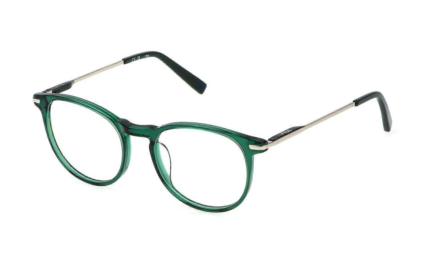 Eyewear Frames Fila VFI719 0998 Green Transparent LUCIDO 50/18/140 UNISEX