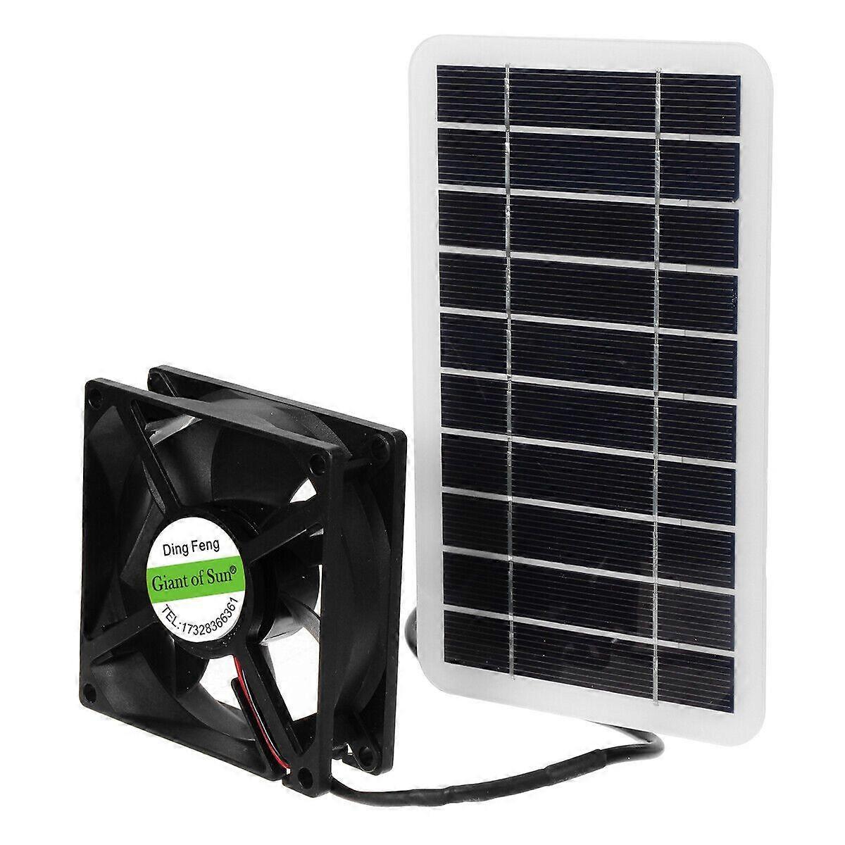 12V Solar-Abluftventilator, 30W, Mini-Ventilator