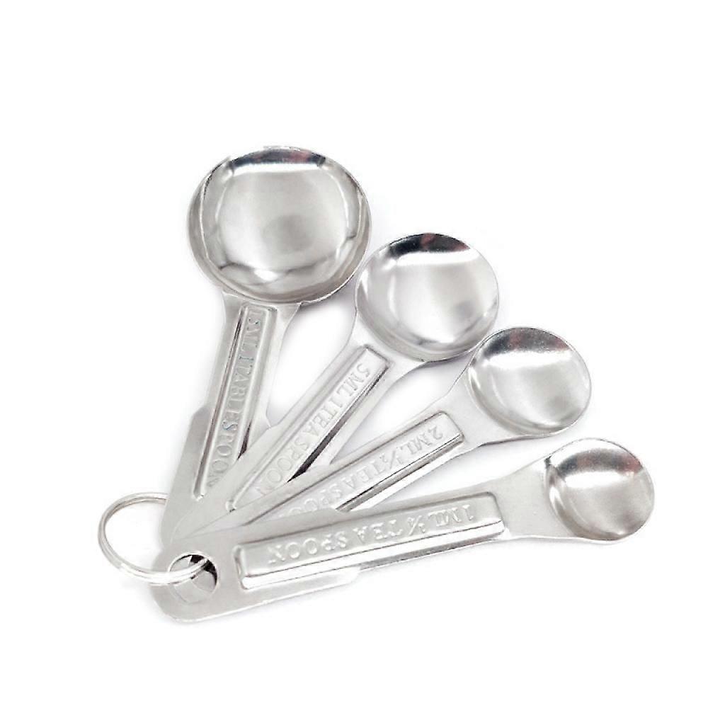 4 Stainless Steel Measuring Spoon Set, 4-Piece