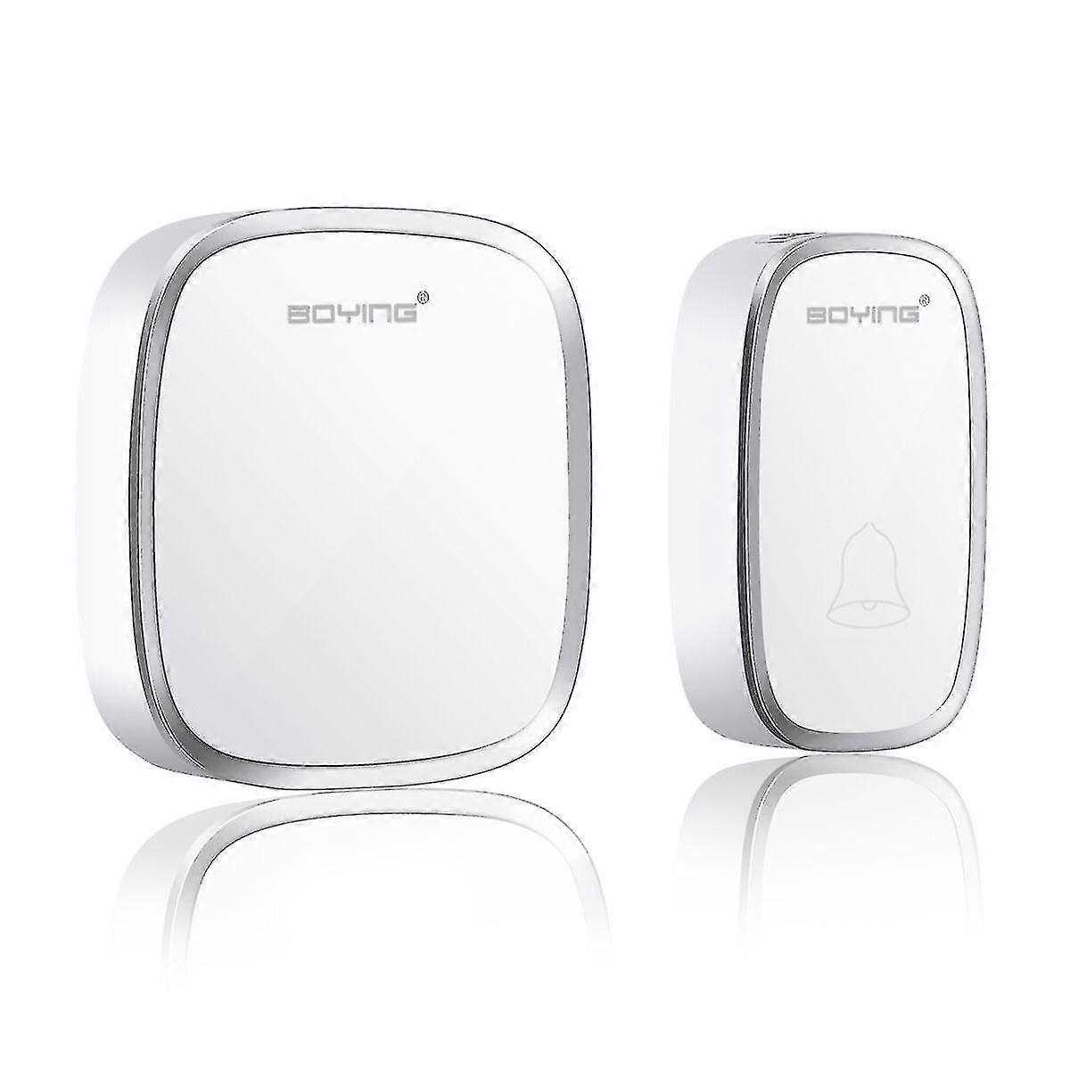 Wireless Doorbell, Waterproof Wall Plug-in Cordless Door Chime Kit With 300m Range, 36 Chimes, 4-level Volume
