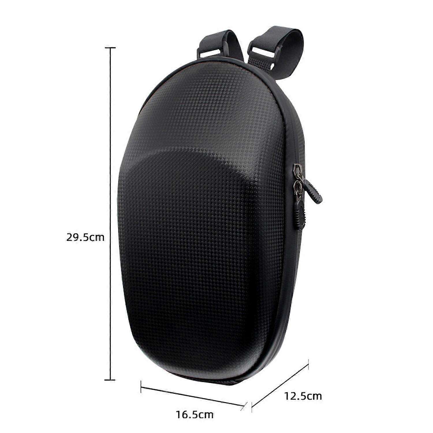 Scooter Storage Bag, Rainproof Scooter Handlebar Bag, EVA Hard Shell Front Hanging Bag Fit for Kick
