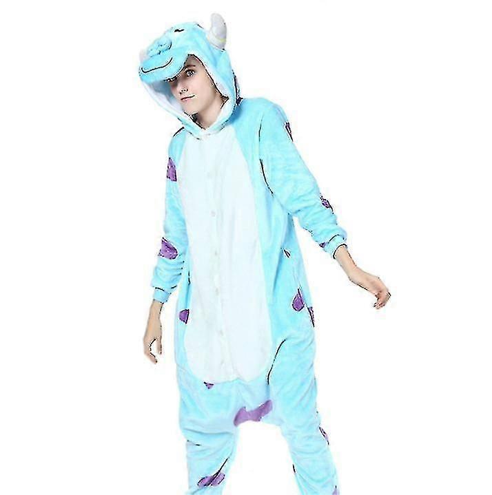 Unisex Yetişkin Onesies Hayvan Cosplay Tek Parça Pijama Unisex Pijama Kostüm