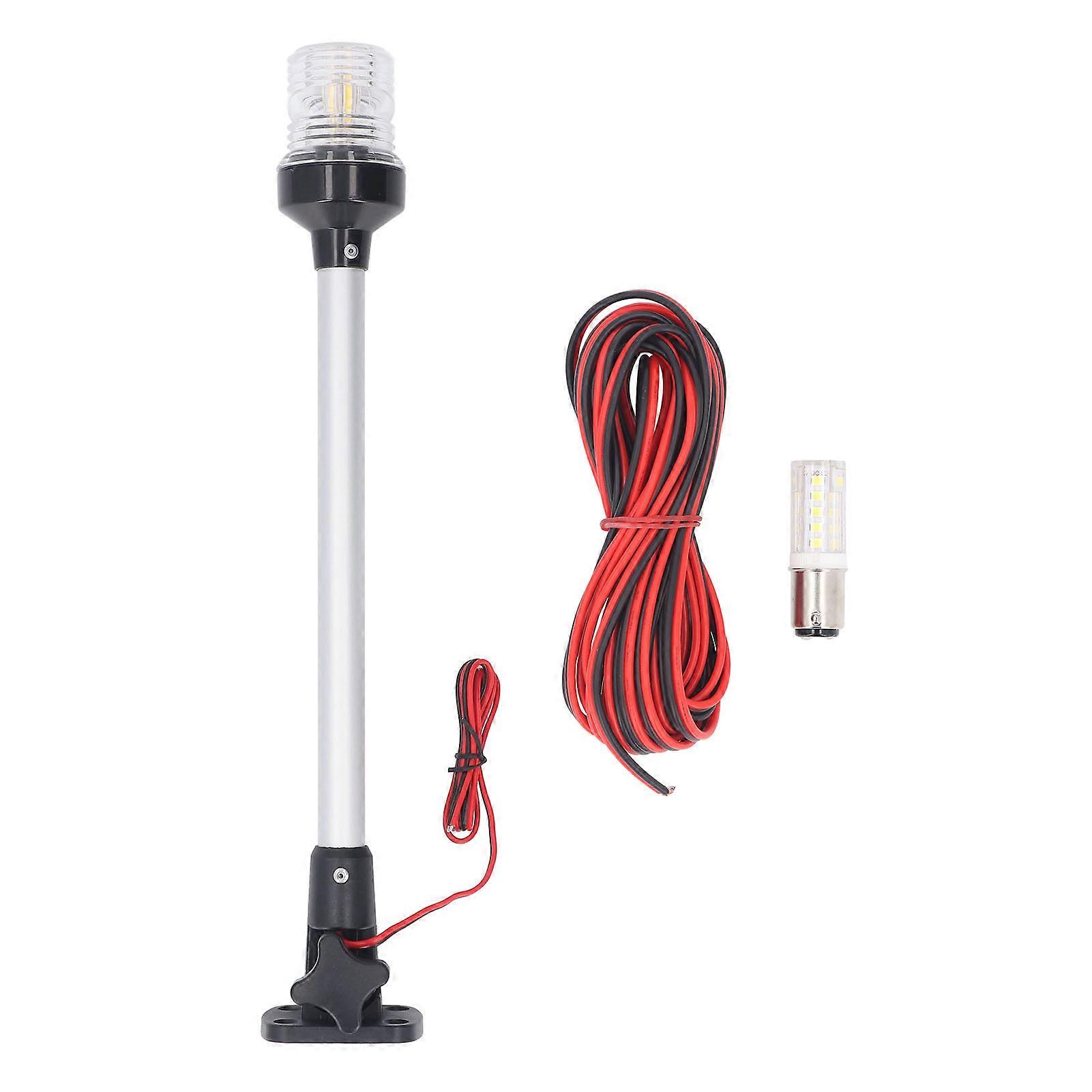 16 Inch Boat Anchor Light 2NM Visibility IP66 Water Proof 360 Degree All Round Boat Light with 5m Supply Cord