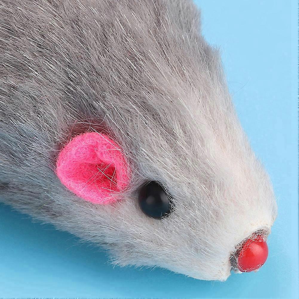 Pack of 12 small plush mice for cats
