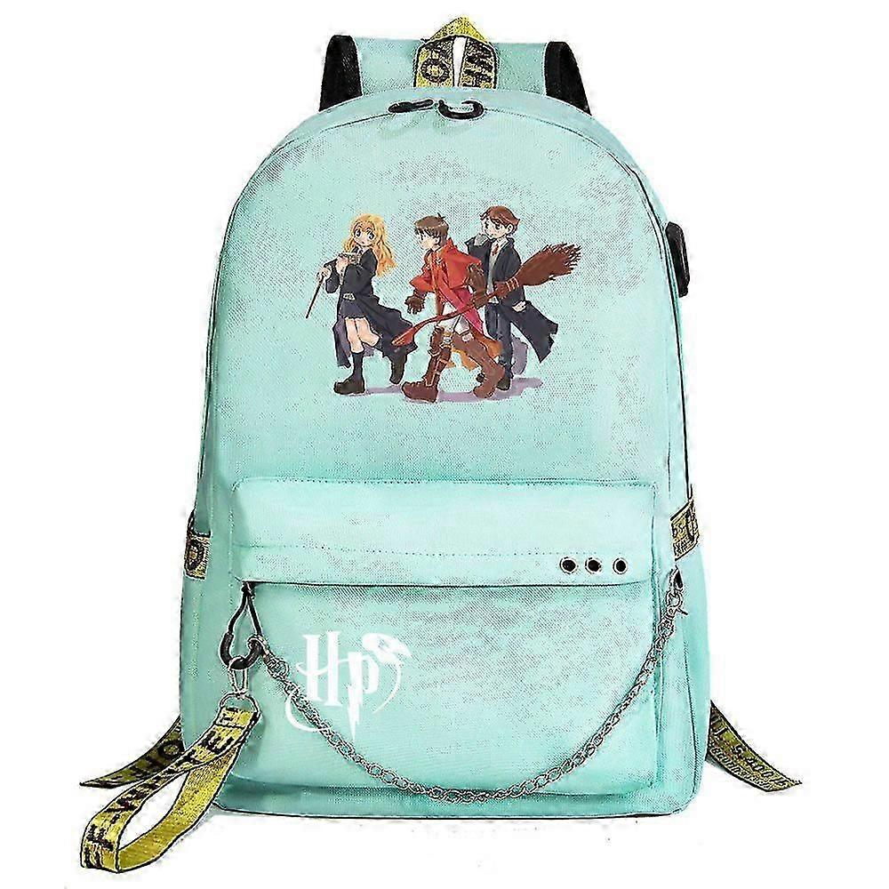Harry Potter Backpack For Teens Boys And Girls Fashionable School Bag Cartoon Design With Ample Capacity For Travel Students' Casual