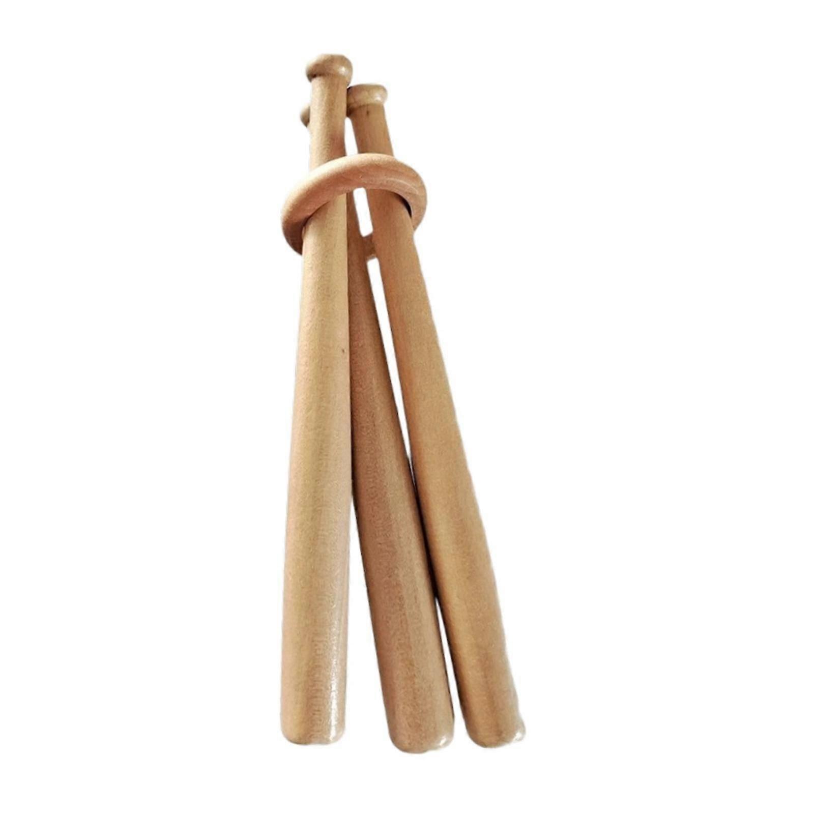 Mini Wood Baseball Display Stand Multifunctional Height Adjustable Removable 15cm