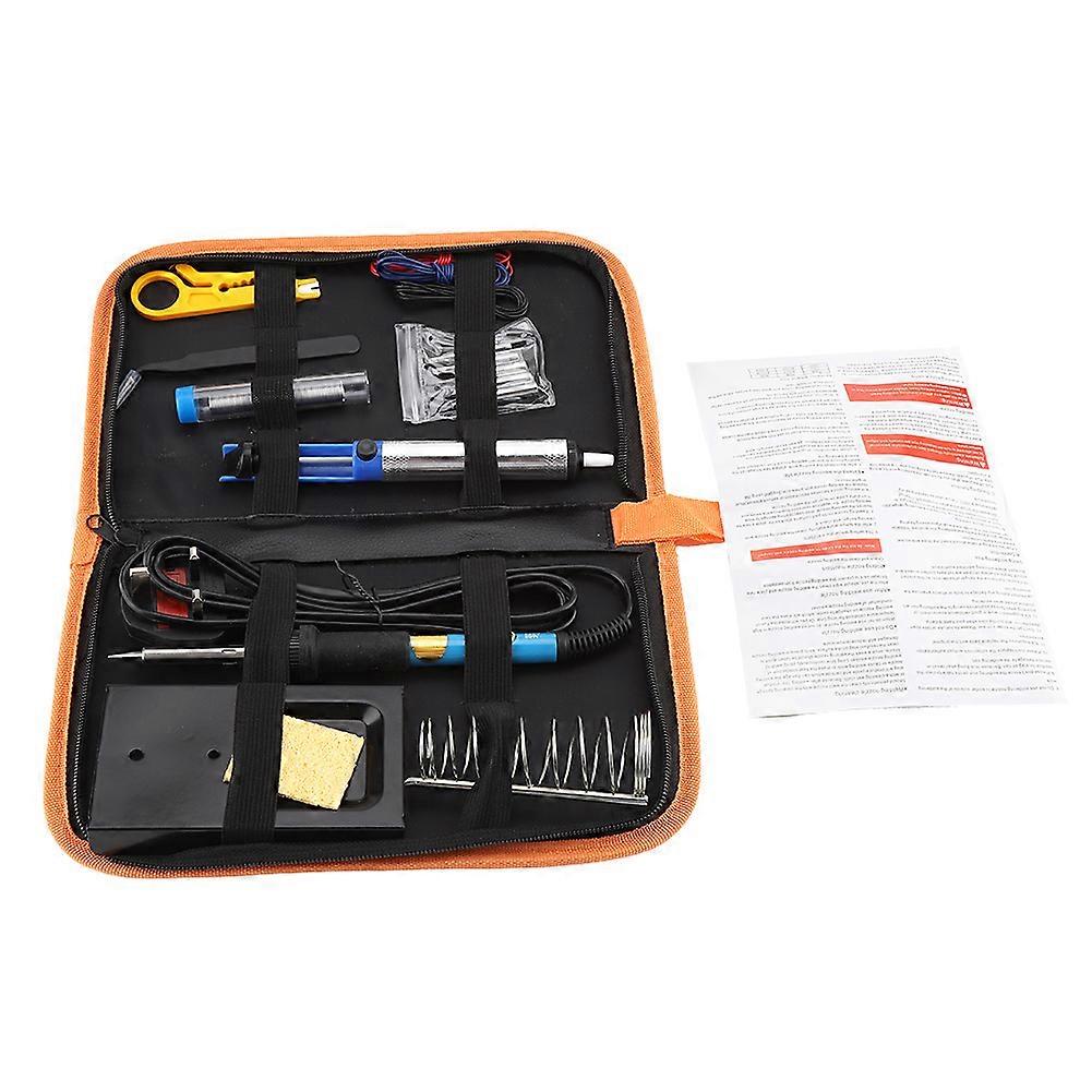 60W adjustable temperature soldering iron tool kit