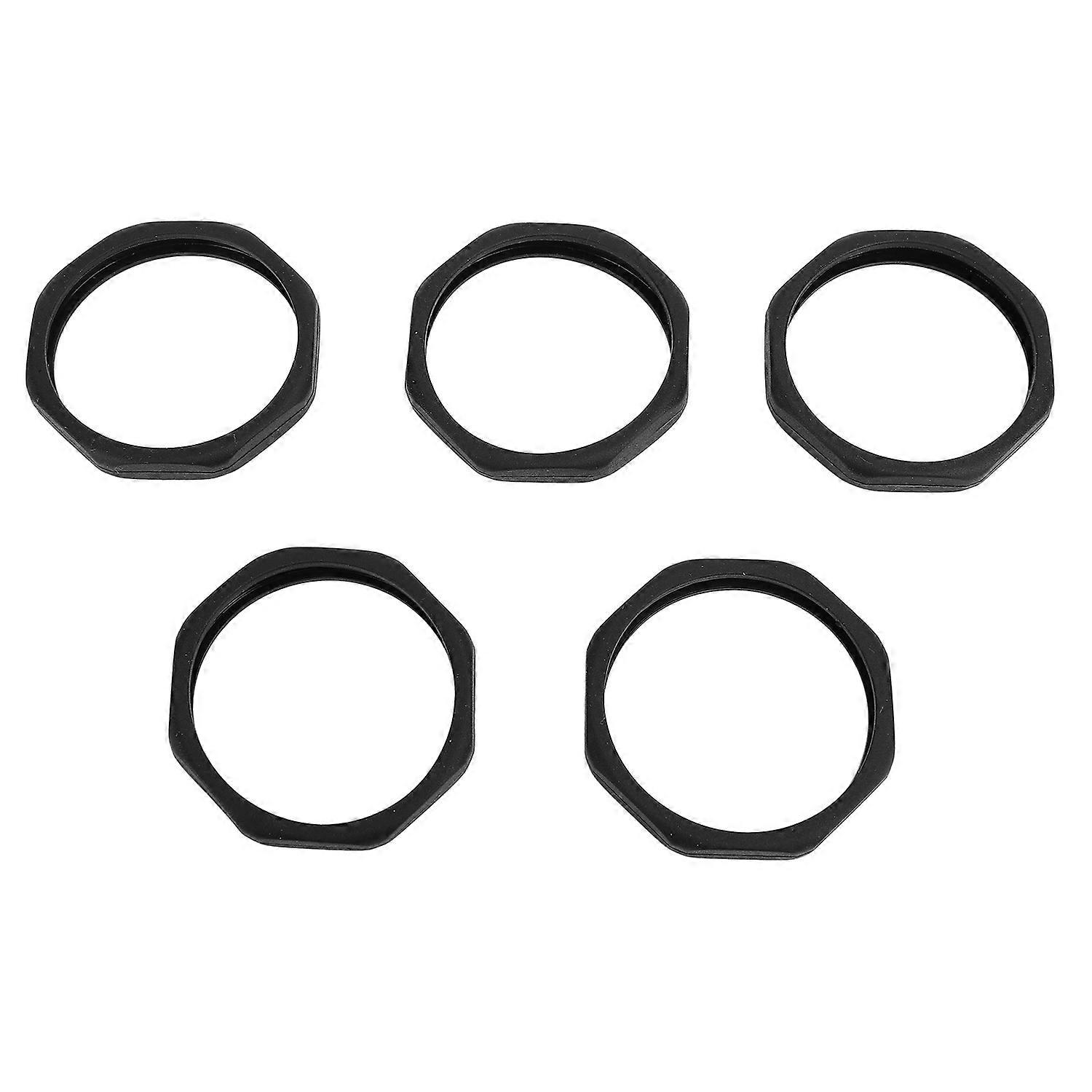 5Pcs Microphone Anti Roll Ring Silicone Round Mic Anti Slip Ring Set for KTV Parties Conference Room