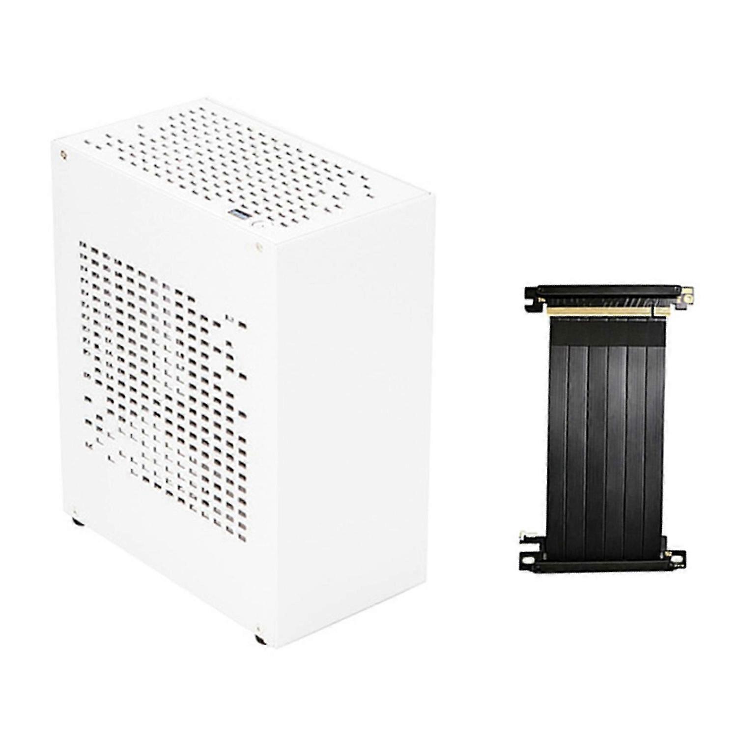 A07 Mini ITX Computergehäuse Gehäuse HTPC Host Case USB3.0 ITX-Gehäuse mit Grafikkartenerweiterung