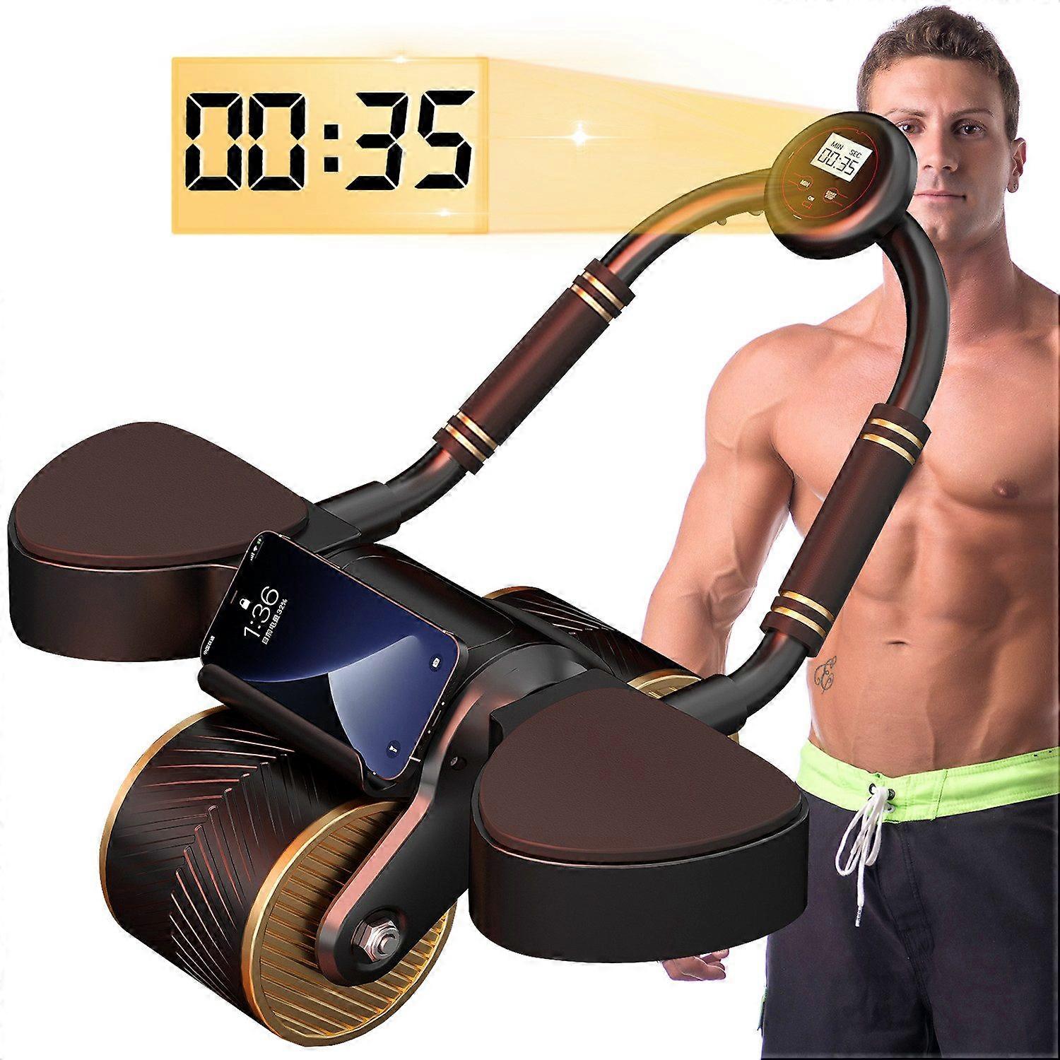 AB-Roller Automatic rebound abdominal wheel, abdominal curling machine, abdominal plank support