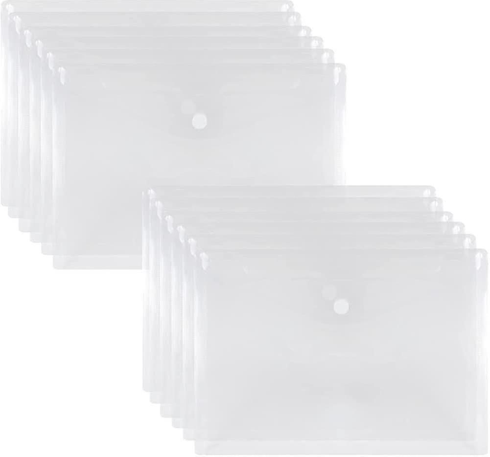 A5 Document Pouches. A5 Clear Envelope. Document Folder With Press Stud. A5