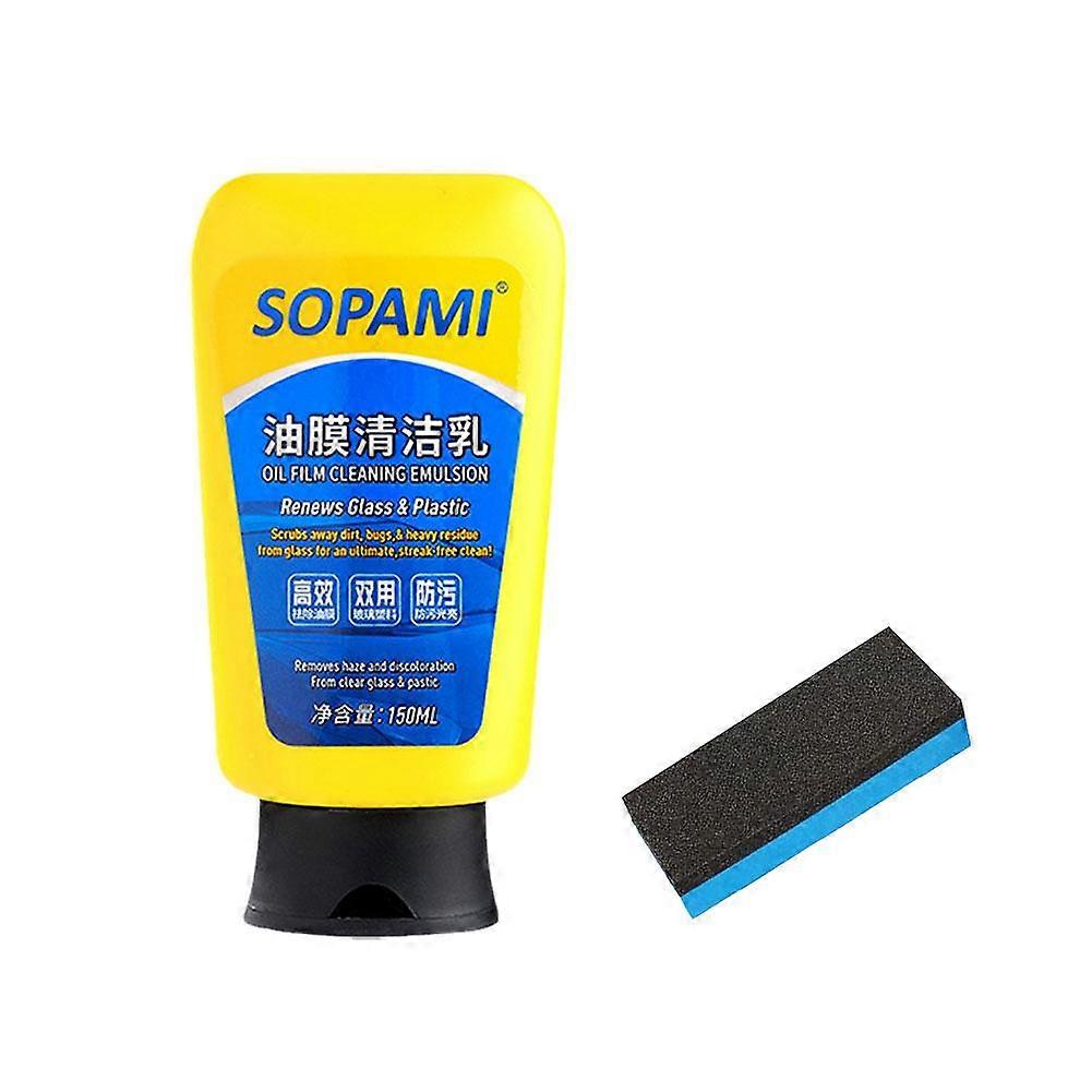 Windshield Oil Film Remover – Gum, Stain & Wiper Cleane