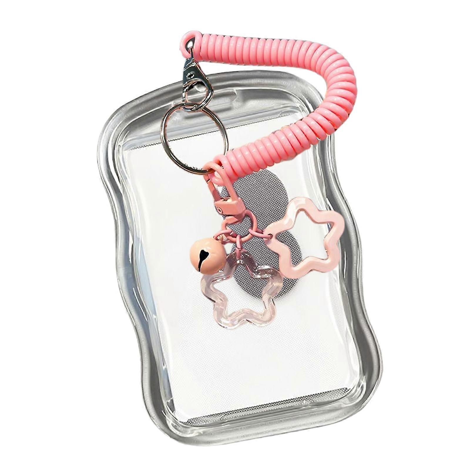 Clear Card Case with Spring String Card Holder for Security Card Medicare Card Credit Card Water Resistant Card Sleeve Pink | Fruugo FI Clear Card Case with Spring String Card Holder for Security Card Medicare Card Credit Card Water Resistant Card Sleeve Pink | Fruugo FI