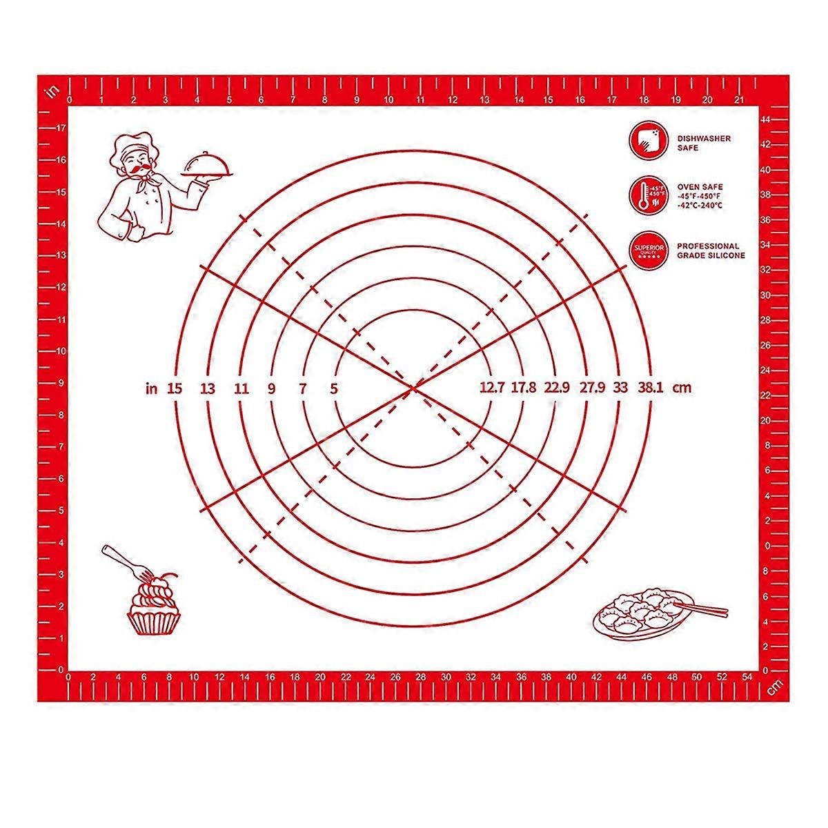 Silicone Baking Mat Pizza Dough Does Not Stick to the Dough Pad