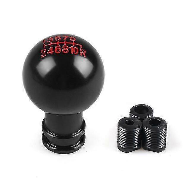 Racing 5/6/10 Speed Gear Shift Knob Manual Automatic Gear Shift Knob Shift Lever Black Silver
