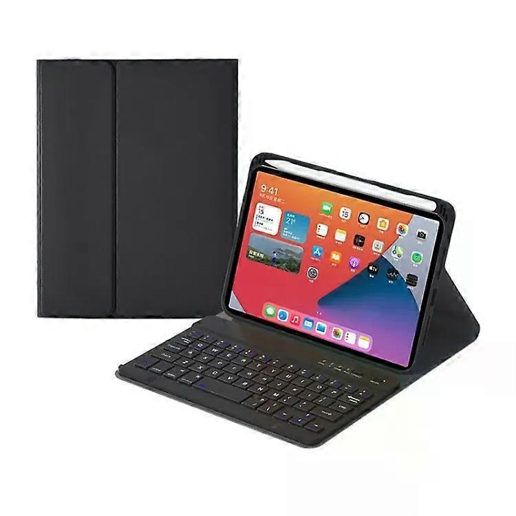 Bluetooth Keyboard Case for iPad Mini 6-Detachable,Leather,Holder,Black Black