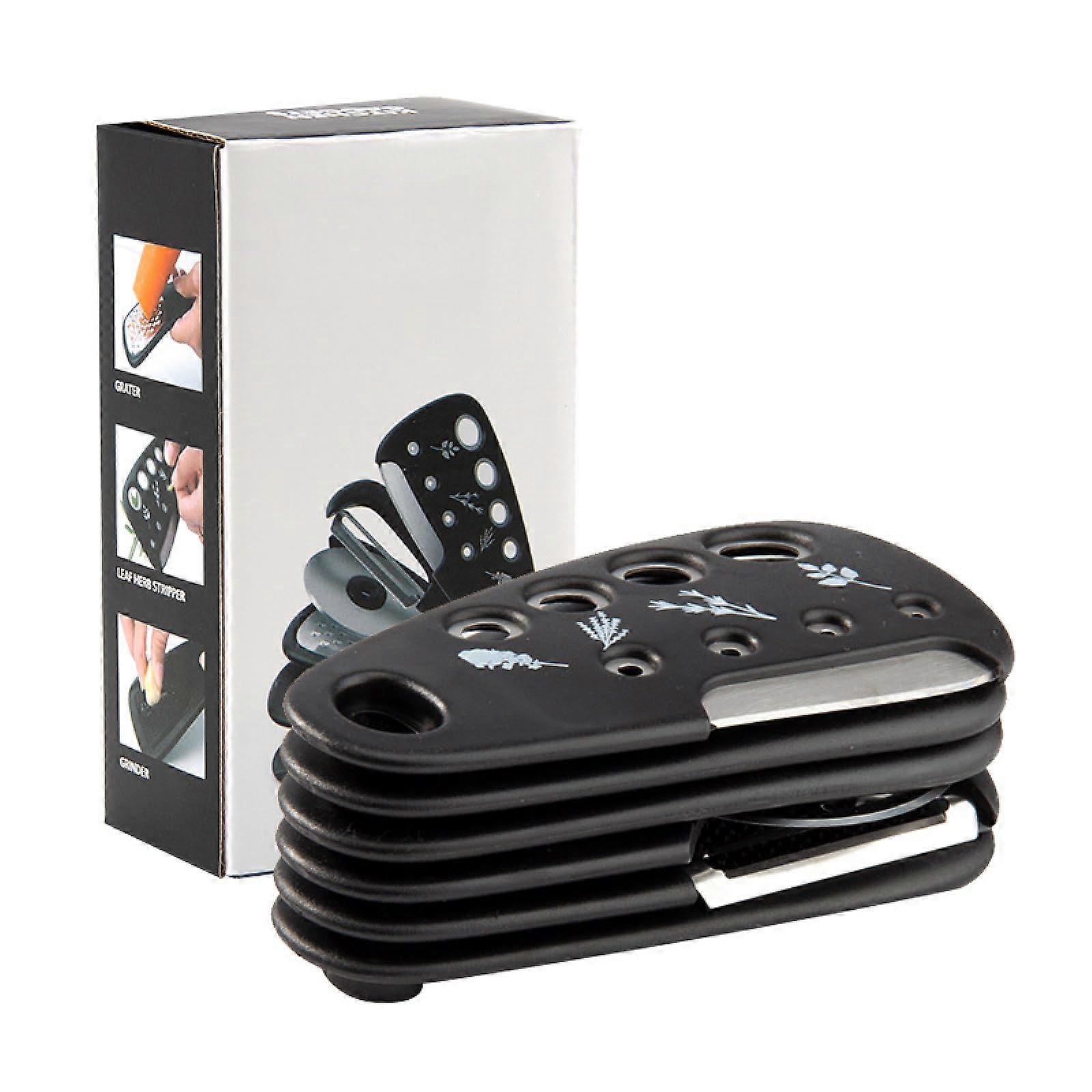 Stackable Kitchen Gadget Set Stainless Steel 6-Piece Dishwasher Safe Compact Storage