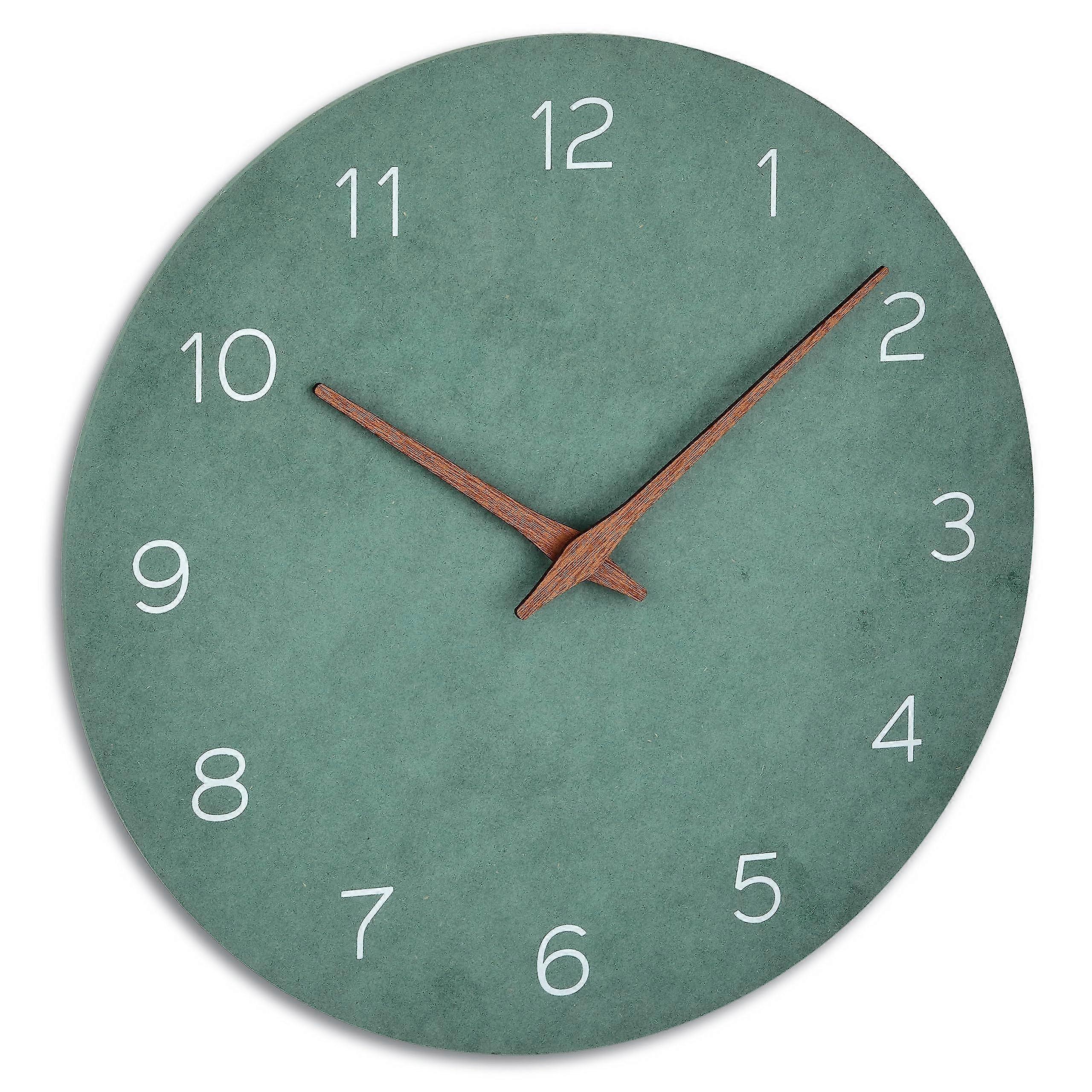 Jade Green Fibre Wall Clock L 297 x B 45 x H 297 mm