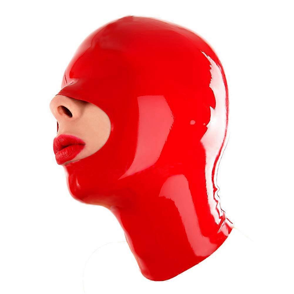 Lateks Kapşon Unisex Lateks Party Mask Open Lateks Rubber Mask Costume for Nose and Chin