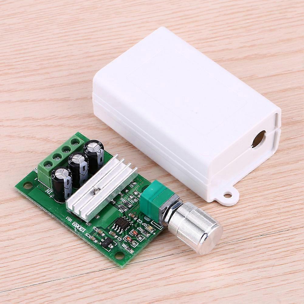 6V-28V 3A PWM DC Motor Speed Controller Switch Function 1206B w/ Case Adjustable Speed Control