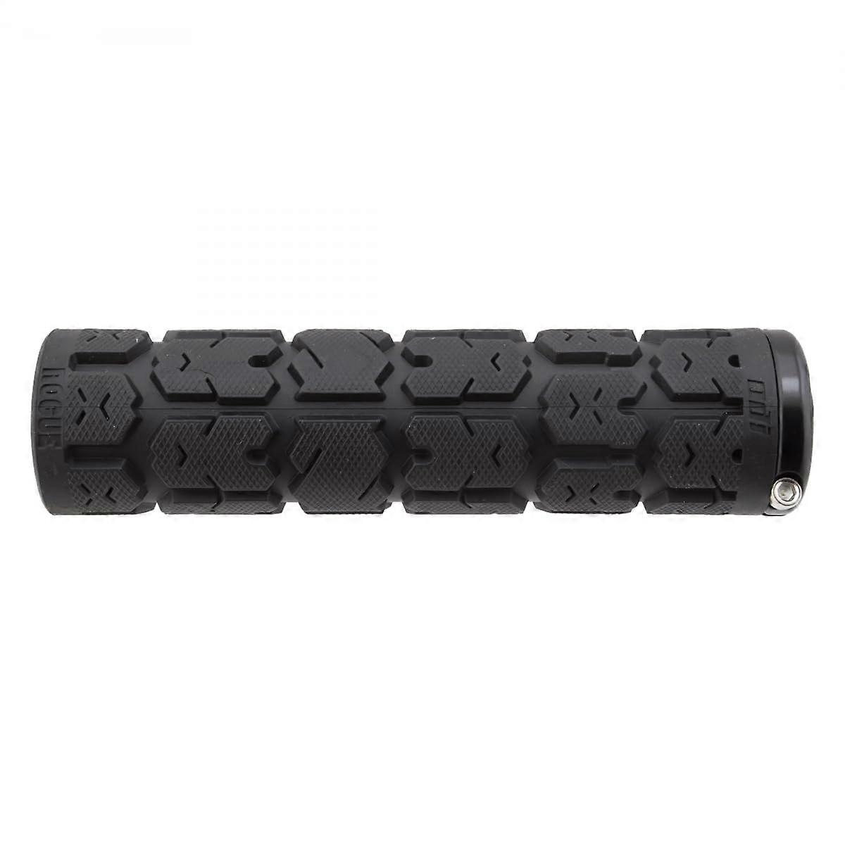 ODI Rogue V2.1 Lock-On Grips for Mountain Bikes, Durable Rubber, Ergonomic Design, Black Color