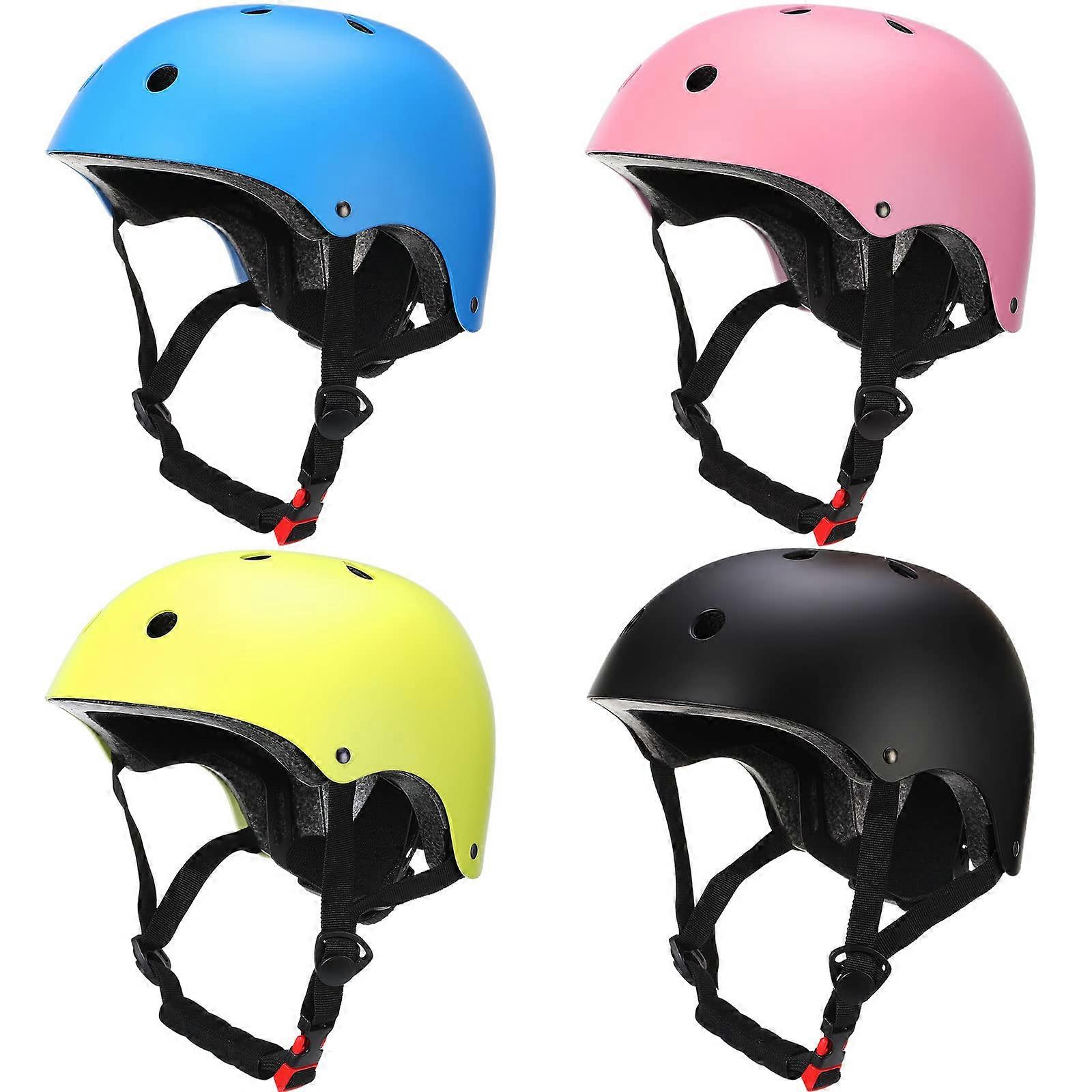 4 Pack Kids Helmets Toddler Adjustable Bike Helmet Ages 3-8 CPSC Certified