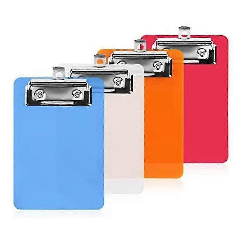 4 אינץ 'x 6inch מיני לוח, 4pcs לוחות קטנים, לוח קליפ פנקס רשימות, גודל תזכיר פוקה