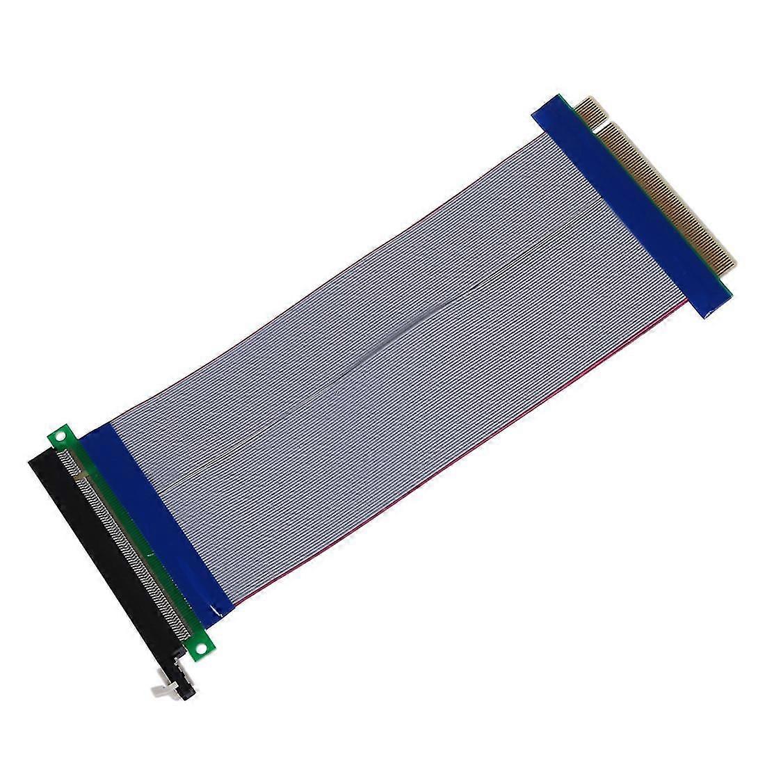 PCI-E 16X Riser Card Extender Extension Cable Ribbon Flex