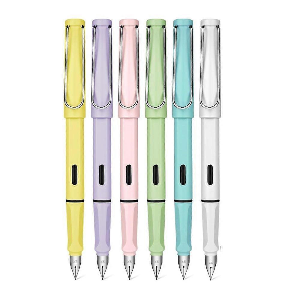 6Pcs Macaron Pens, 0.38mm Fine Tip for Writing and Drawing