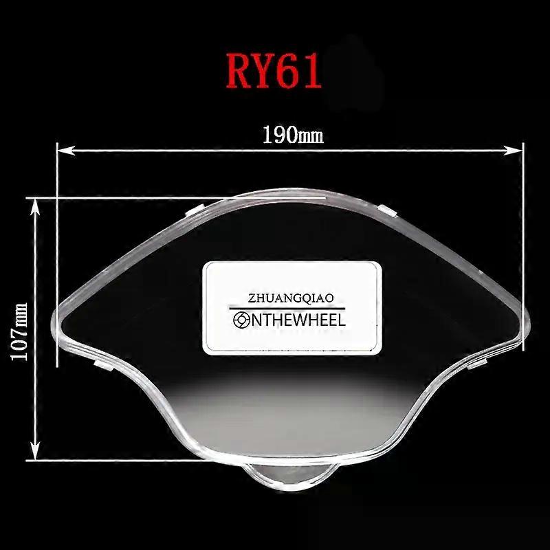 New Motorcycle Speedometer Tachometer Dashboard Instrument Glass Plastic Lens Cover compatible for Scooter Moped ATV E-Scooter Motocross