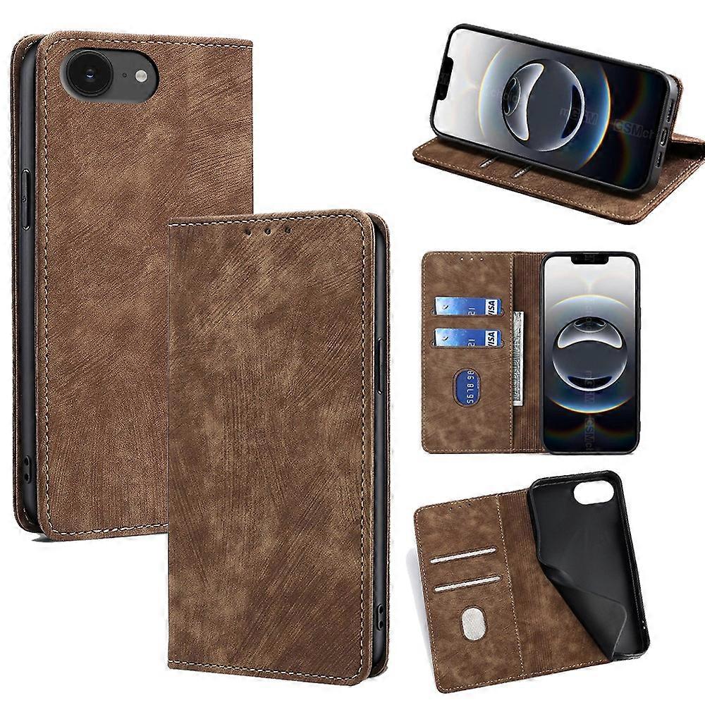 For iPhone 16E Case RFID Blocking Wallet Leather Phone Cover