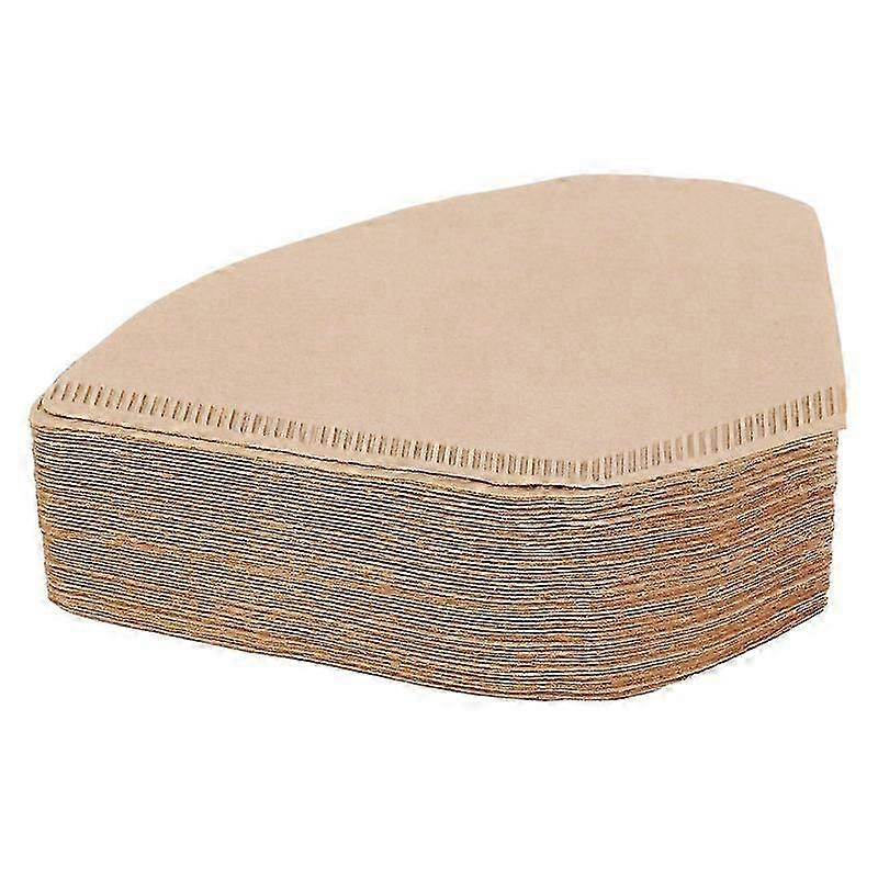 100pcs Coffee Disposable Cone Paper Coffee Filter Natural Unbleached Filter 4-6 Cup For Pour Over C