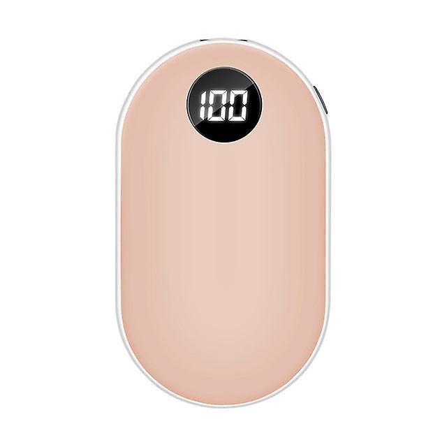 Winter Pebble Double-sided Heating Mini 5v Long-life Pocket Power Pack Hand Warmer 5200mah Usb Rechargeable Electric Hand Warmer