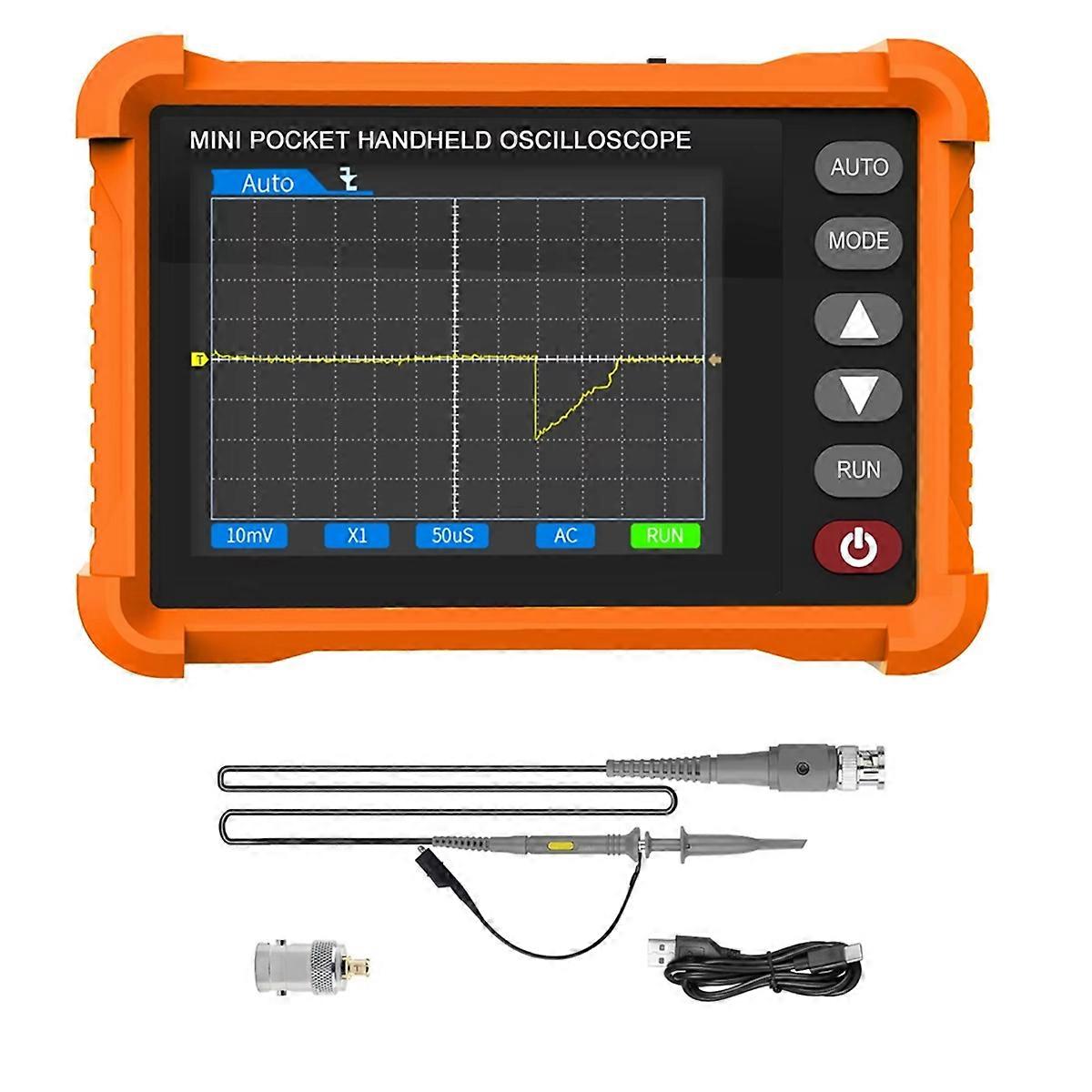 Handheld Digital Oscilloscope,2.5MS/S Real Time Sampling Rate & 500kHz Bandwidth, BT-500K 2.8-Inch