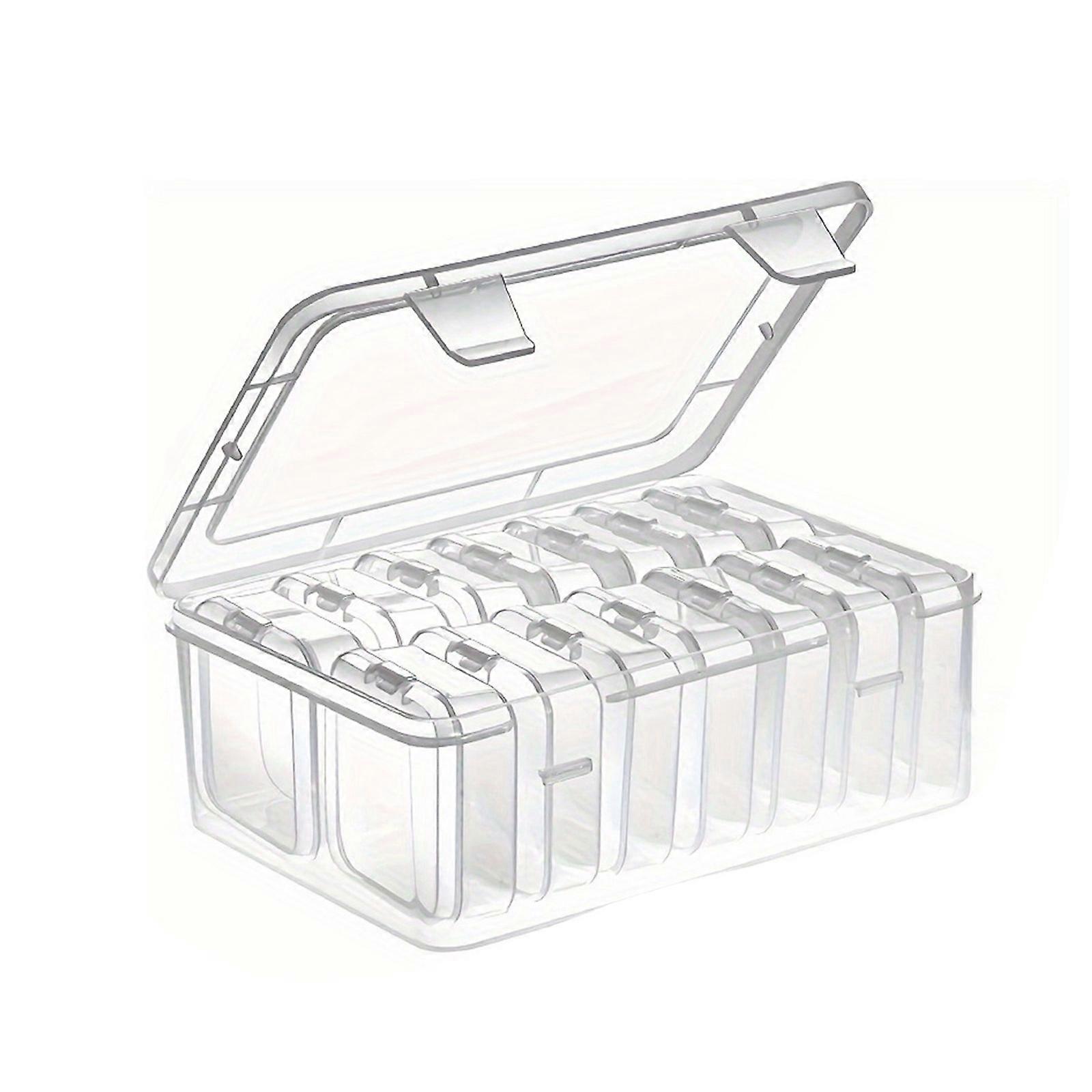 15 Pieces Organizers Box Set Includes 1 Large And 14 Small Boxes With Lid for Beads Jewelry And Miscellaneous Items