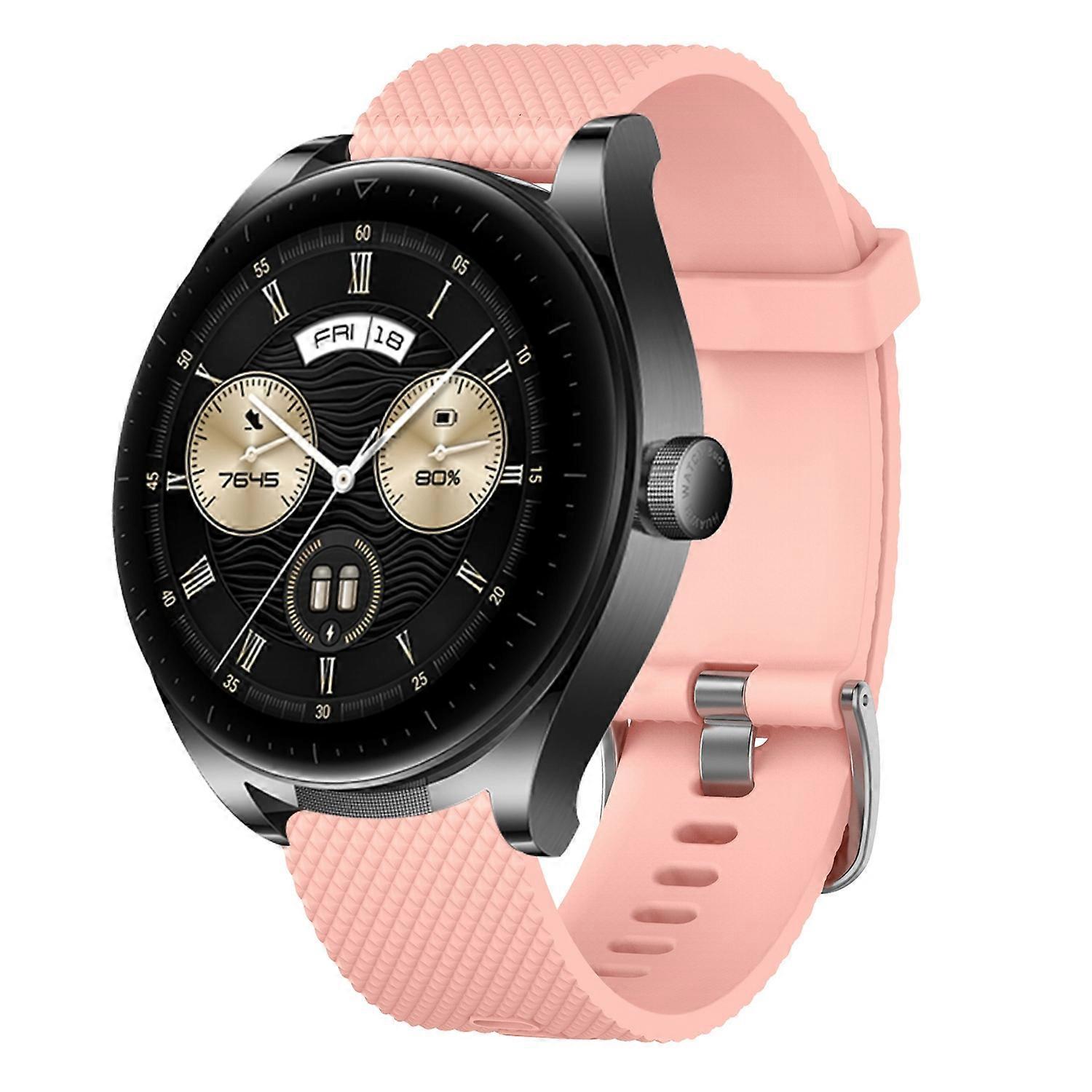 22mm Diamond Textured Silicone Watch Band