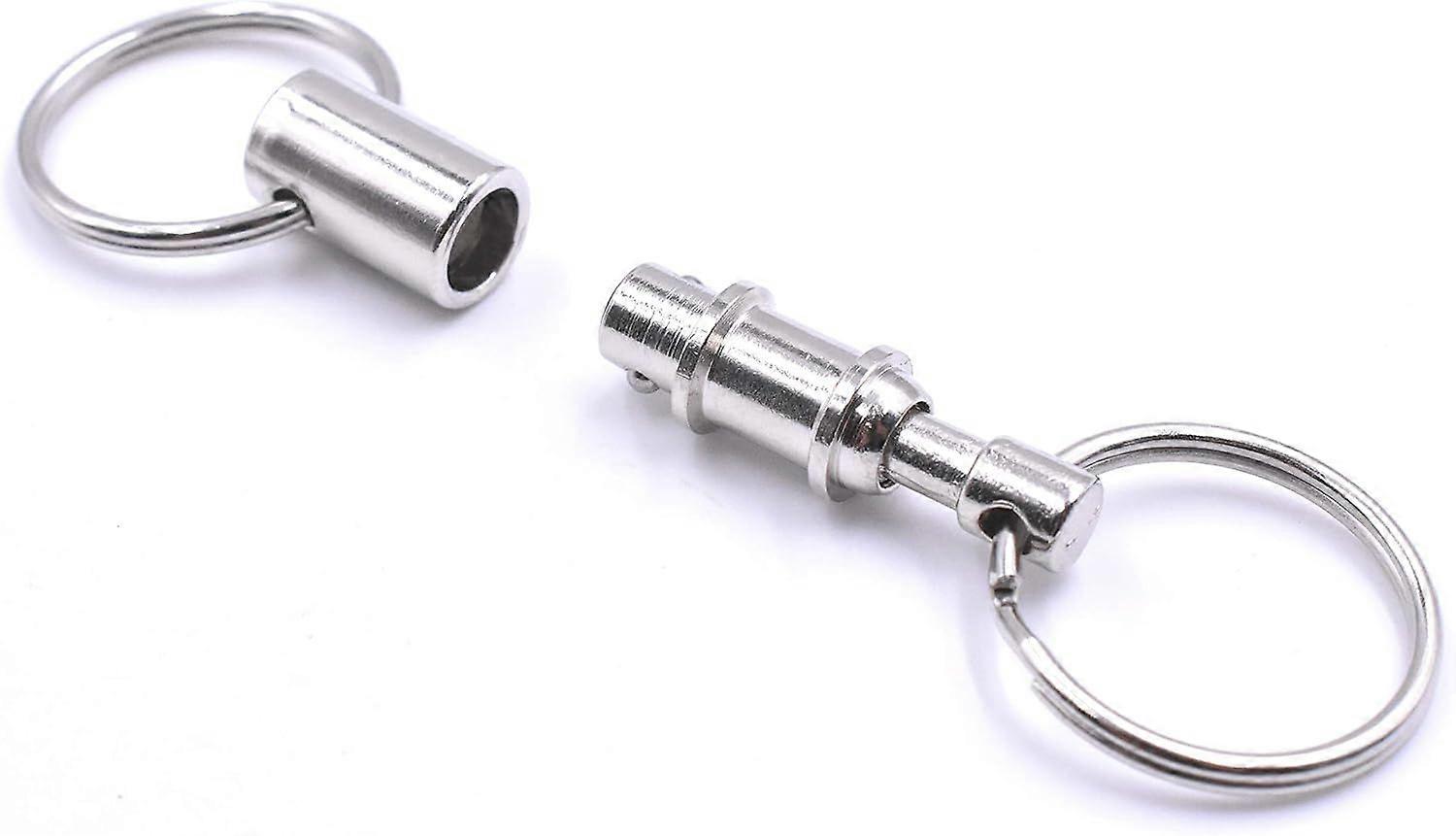 2025 Latest Model 4pcs Pull-Apart Key Ring Key Chain Dual Key Ring Lock Holder