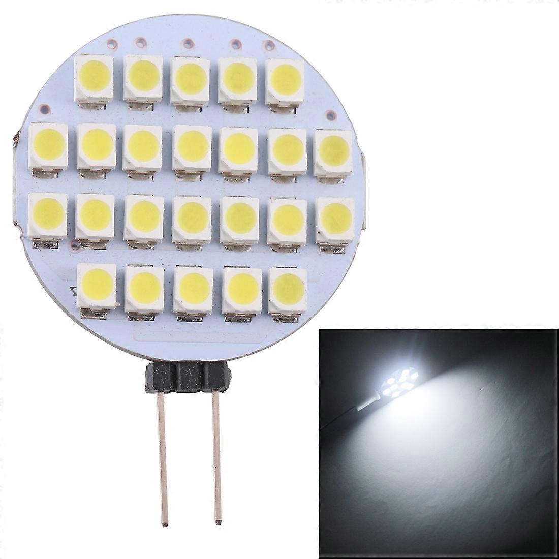 G4 24 LEDs SMD 3528 168LM 6000-6500K Stepless Dimming Energy Saving Light Pin Base Lamp Bulb, DC 12V