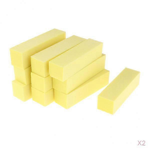 20x Rectangular Sanding Nail Polish Buffer Block Manicure Kit Pedicure Tools