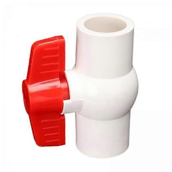 3x PVC Ball Valve, Pipe Fitting, Compact T Handle Water Shut Off Valve for