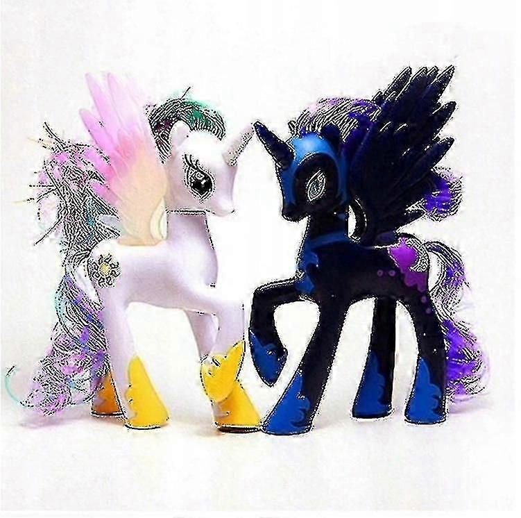 2pcs My Little Pony Princess Luna Celestia Set